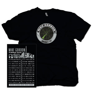 Mike Gordon Radar Blip Black Summer Tour T-Shirt