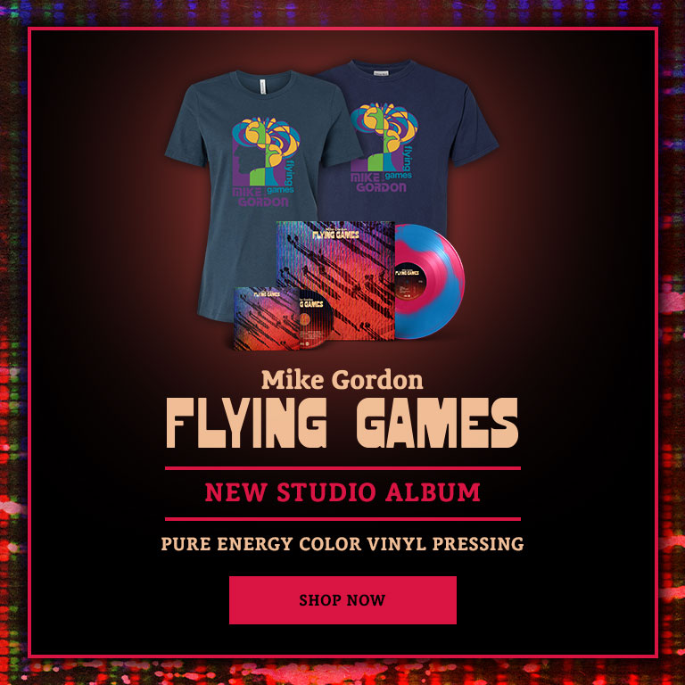 Mike Gordon - Flying Games. New studio album. Pure energy color vinyl pressing. Shop now.